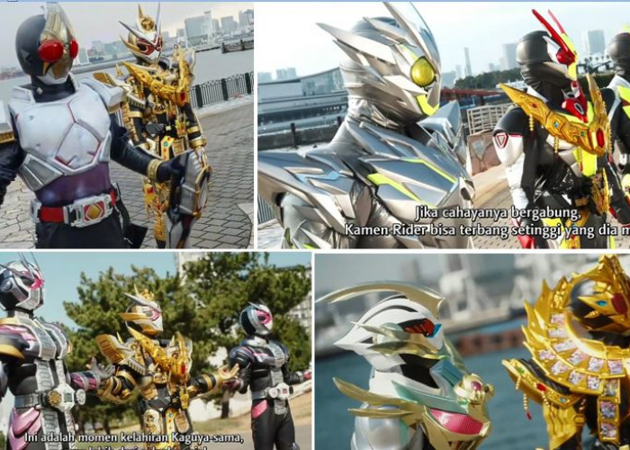 Nonton Kamen Rider Gotchard Episode 35 sub Indo: Gorgeous Time! Legendary Never Ends