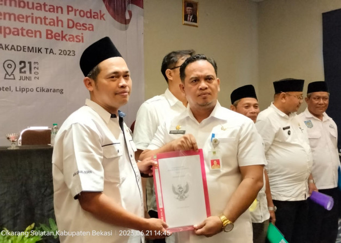 DPMD Kabupaten Bekasi Sosialisasikan Prodak Hukum Pemdes 