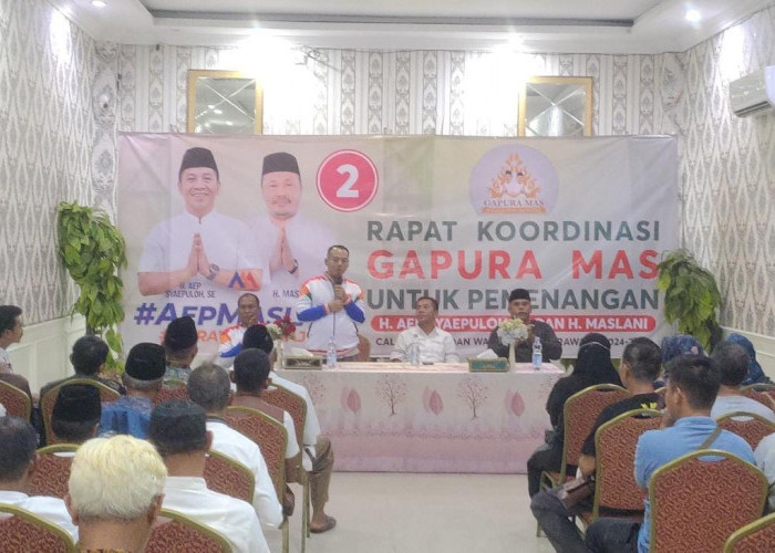 Gapura Mas Gelar Konsolidasi, Rapatkan Barisan Menangkan Aep-Maslani di Pilbup Karawang 2024