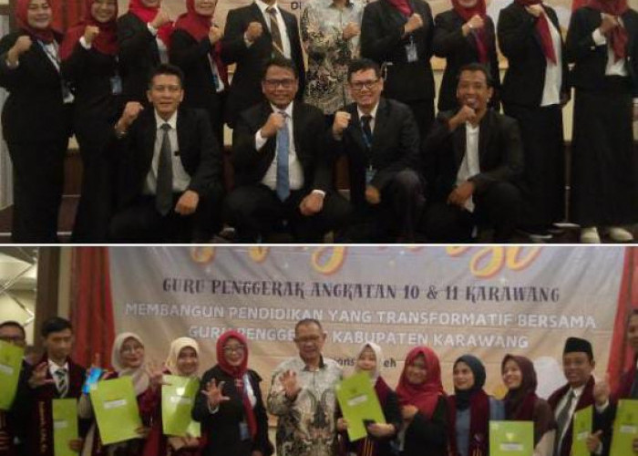 Sah, 331 Guru Penggerak Angkatan 10 dan 11 Kabupaten Karawang Resmi Dikukuhkan