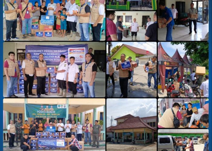 Indomaret Peduli Salurkan Bantuan Sembako untuk Korban Banjir di Bekasi