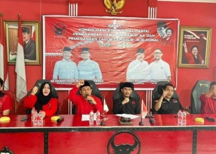 Ade Kuswara Kunang Resmi Ditunjuk Sebagai Plt Ketua DPC PDIP Kabupaten Bekasi 