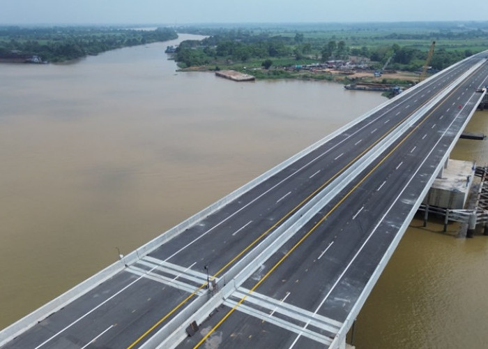 Jembatan Musi V Lolos Uji! Hutama Karya Selangkah Lagi Operasikan Tol Palembang–Betung