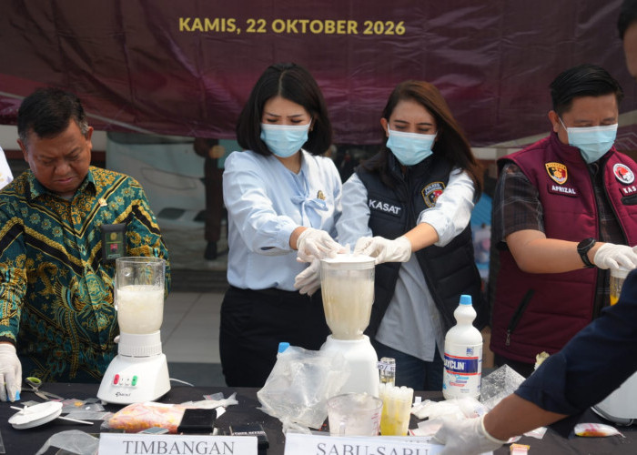 1,8 Kg Sabu hingga Ribuan Obat Terlarang Dimusnahkan Kejari Karawang