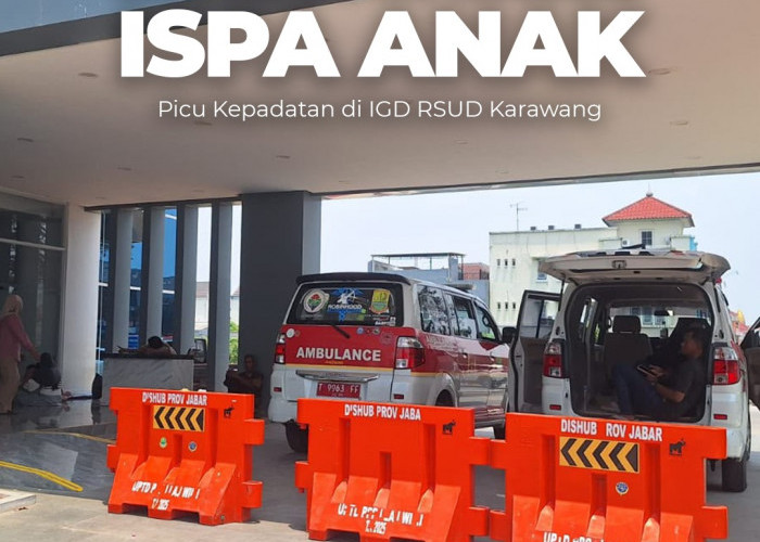 Lonjakan Kasus ISPA Anak Picu Kepadatan di IGD RSUD Karawang