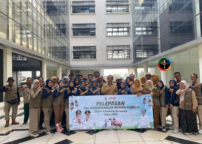 DPKPP Karawang Lepas Tim Pemeriksaan Hewan Kurban, Pastikan Hewan Kurban ASUH