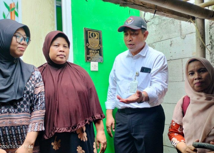 Disperkimtan Monitoring Pembangunan Sistem Pengelolaan Air Limbah Domestik di Kecamatan Cikarang Pusat