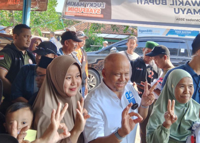 Lucky Hakim dan Ilham Habibie Kampanye di Indramayu, Tegaskan Komitmen Bangun Wilayah Industri 