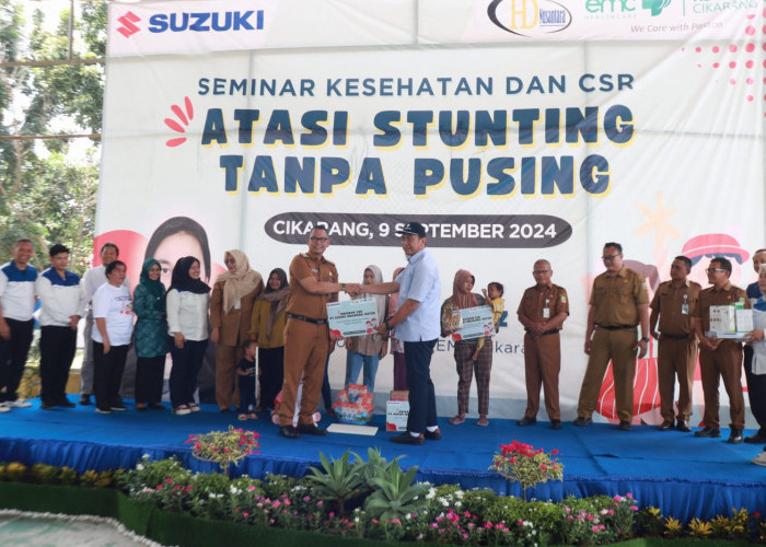 Suzuki dan Harosa Komit Tekan Stunting di Kabupaten Bekasi