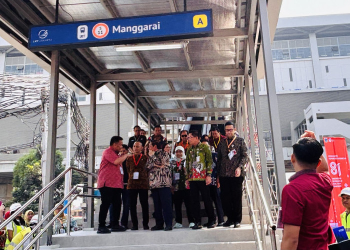 LRT Velodrome-Manggarai Nyaris Rampung, Pramono Targetkan Operasi Akhir Agustus