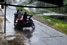 Detik-detik Aksi Begal di Rawamerta Terekam Jelas CCTV