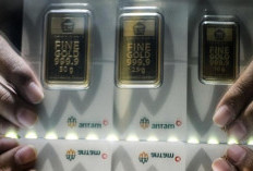Harga Emas Antam Hari Ini Turun Rp25 Ribu, Jadi Rp2,605 Juta per Gram