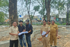 Bupati Aep Tinjau Penataan Taman Ade Irma, Fasilitas Bermain Anak Ditambah