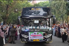 Pelepasan Jamaah Haji di Bantargebang Berlangsung Khidmat