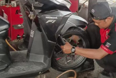 Ban Motor Bisa Meletus Saat Cuaca Panas? Ini 8 Tips Cara Cek Tekanan Angin Motor Matic yang Sering Diabaikan