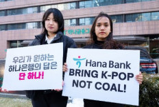 Desak Stop Danai Proyek Nikel, Fandom K-pop Indonesia Desak Hana Bank Secara Langsung di Seoul