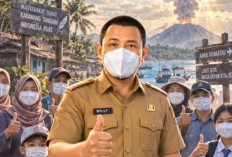 Waspadai Abu Vulkanik Anak Krakatau, DLH Karawang Minta Warga Gunakan Masker