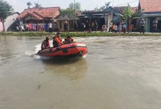 Balita 2 Tahun Diduga Tercebur di Irigasi Batujaya Karawang, Tim Gabungan Masih Lakukan Percarian