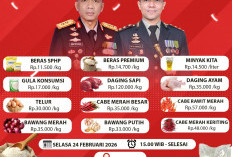 Ringankan Beban Warga saat Ramadhan, Polres Karawang Gelar Gerakan Pangan Murah di Lapangan Karang Pawitan