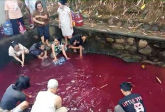 AIR KOLAM DI GUNUNG SINDUR SEMPAT BERUBAH MERAH, POLISI PASTIKAN KEMBALI NORMAL