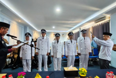 Camat Cikarang Selatan Lantik Lima Pj Kepala Desa, Tekankan Menjaga Integritas 