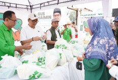 Berkolaborasi dengan DPC PKB Karawang, DPW PKB Jabar Gelar Pasar Murah PKB di Desa Purwadana
