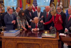 Video Donald Trump Didoakan Pendeta di Gedung Putih Viral Saat Ketegangan Iran–AS Memanas