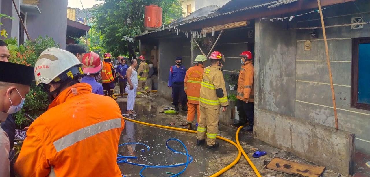 Ditinggal Mudik Penghuni, 3 Kontrakan di Kota Bekasi Hangus Terbakar