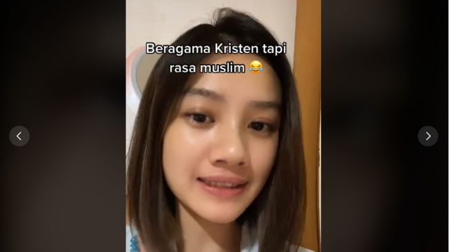 Hapal Doa Puasa dan Ikut Lebaran, Gadis Cantik Non Muslim Ini Viral