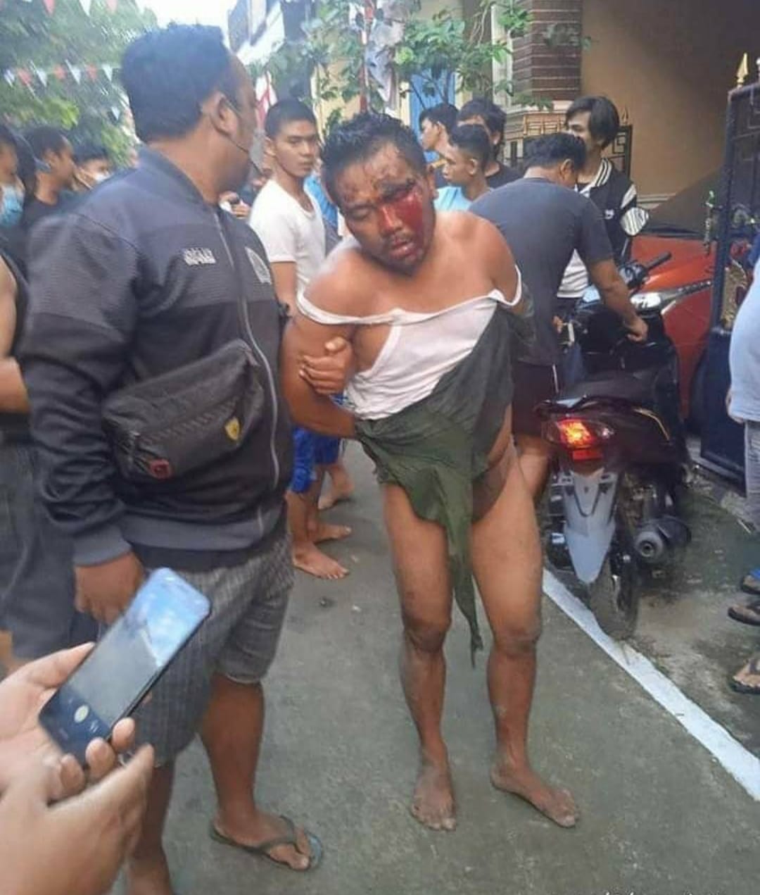 Ketahuan Saat Beraksi, Pelaku Curanmor Ditangkap dan Diamuk MassaÂ