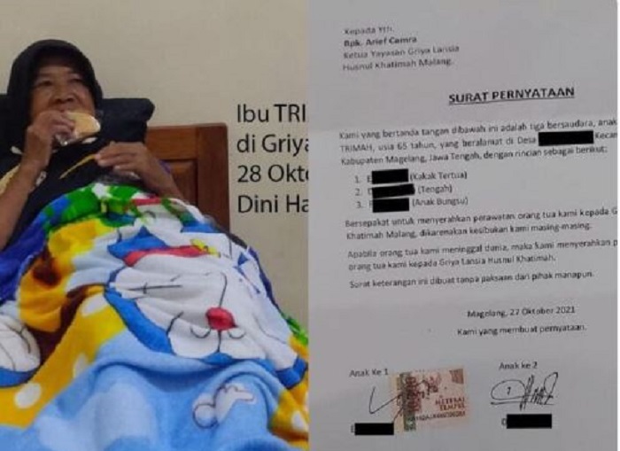 Durhaka, Orang Tuanya Sendiri Dititipkan ke Panti Jompo sampai Meninggal, Anak Ngaku Sibuk Kerja