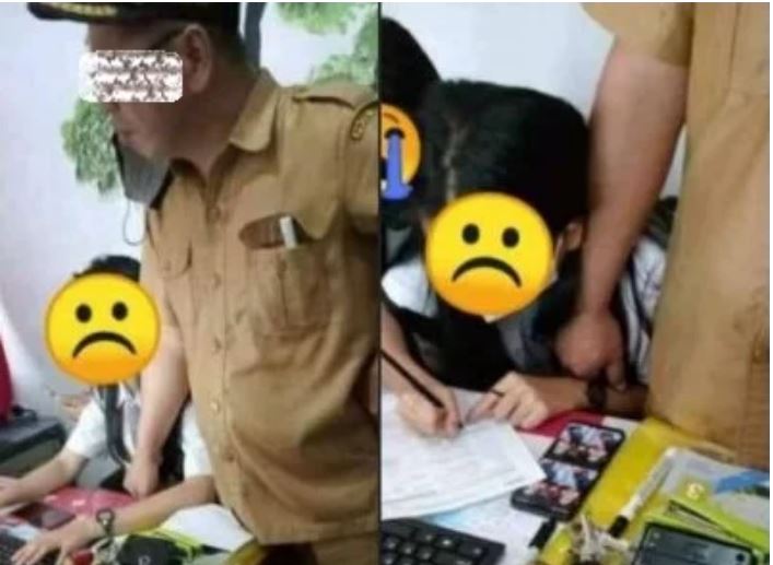 Viral!, Seorang Guru SMA Raba Payudara Siswi yang Sedang Menulis