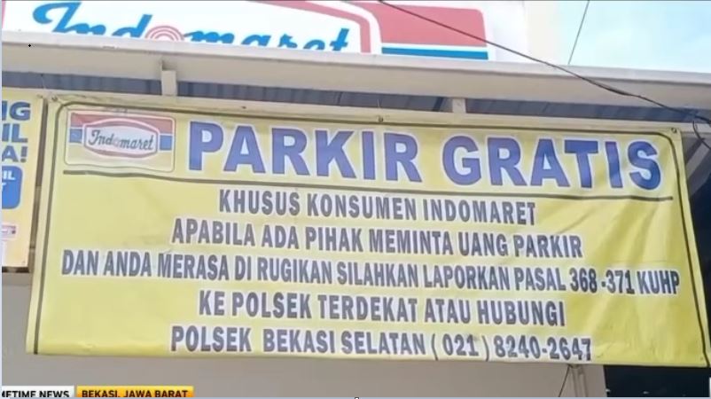 Dukung Spanduk Parkir Gratis di Minimarket, Polisi: Demi Keamanan, Cegah Jukir Ilegal