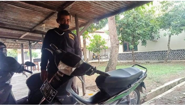 Pelaku Curanmor Tertangkap Basah Saat Beraksi, Motor Sukarma Nyaris Digondol Maling