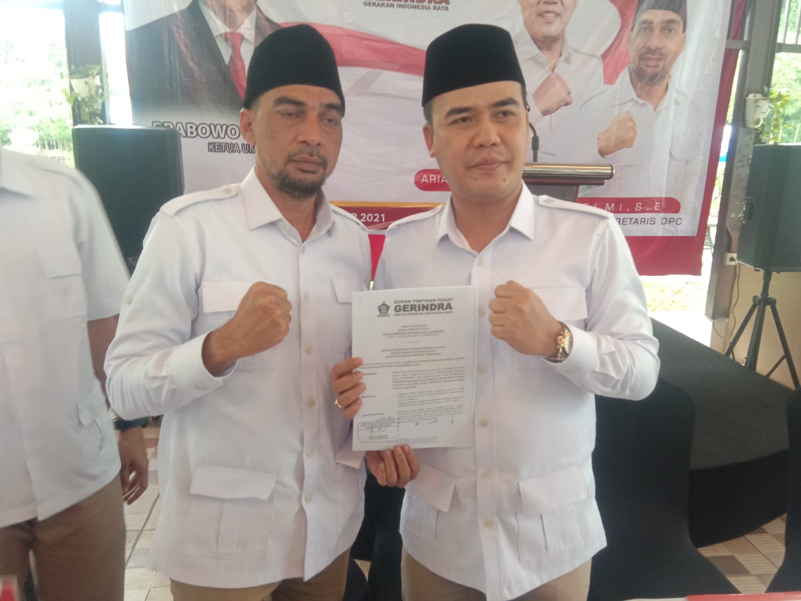 Terpilih Ketua DPC Gerindra, Aria Optimis Berjuang Untuk Rakyat dan Prabowo Jadi Presiden 2024