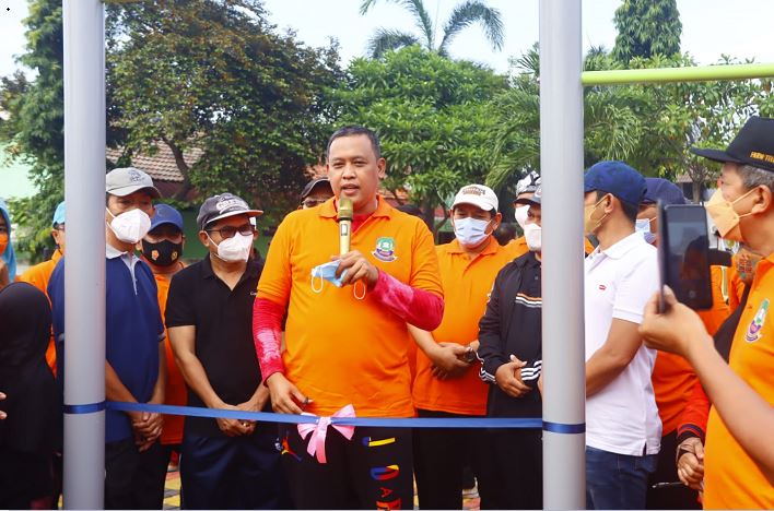 Tri Wujudkan Taman Ramah Anak di Alun-Alun Wisma Asri