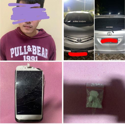 Simpan Sabu Dalam Mobil, Warga Pesawaran Ditangkap Polisi