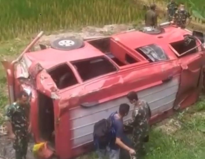 Elf Rombongan SMK Karya Utama Masuk Jurang di Tegalwaru, Satu Orang Tewas, Sopir Diamankan Polisi