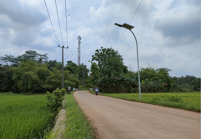 Tahun Ini, Desa Muktijaya Bangun Lagi PJU Tenaga Surya