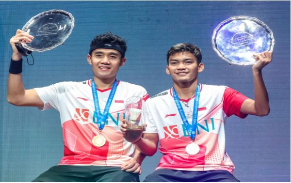 Taklukkan Ahsan-Hendra, Bagas-Fikri Gondol Trofi All England 2022