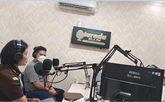 Jaksa Sapa Warga Lewat Radio Sturada, Manfaatkan Semua Lini Buat Sosialisasi