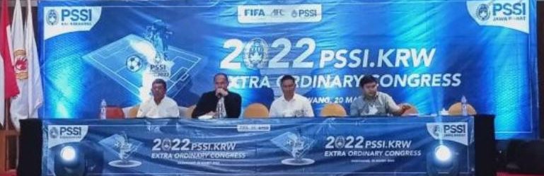 Asep Aang Rahmatullah Terpilih Jadi Ketua PSSI Askab Karawang