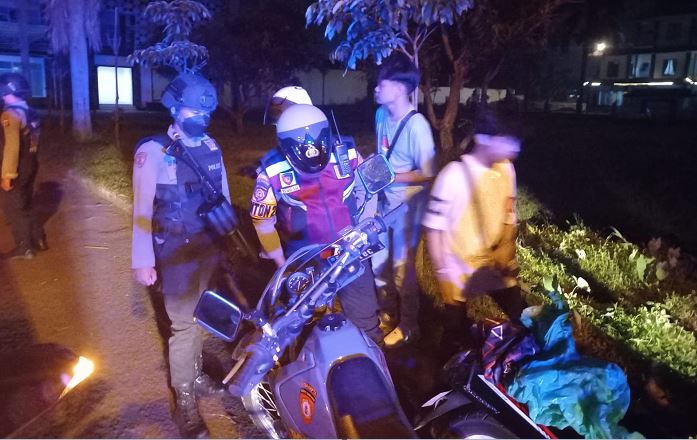 Antisipasi Aksi Kriminalitas dan Balap Liar, Tim Bima Purwakarta Gencar Lakukan Patroli Malam