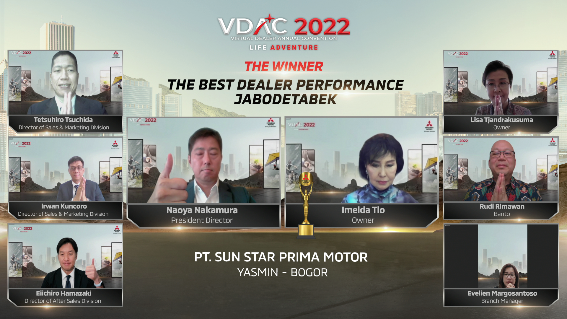 Keren, SSPM Yasmin Dinobatkan Sebagai Diler Performa Terbaik Mitsubishi di Jabodetabek