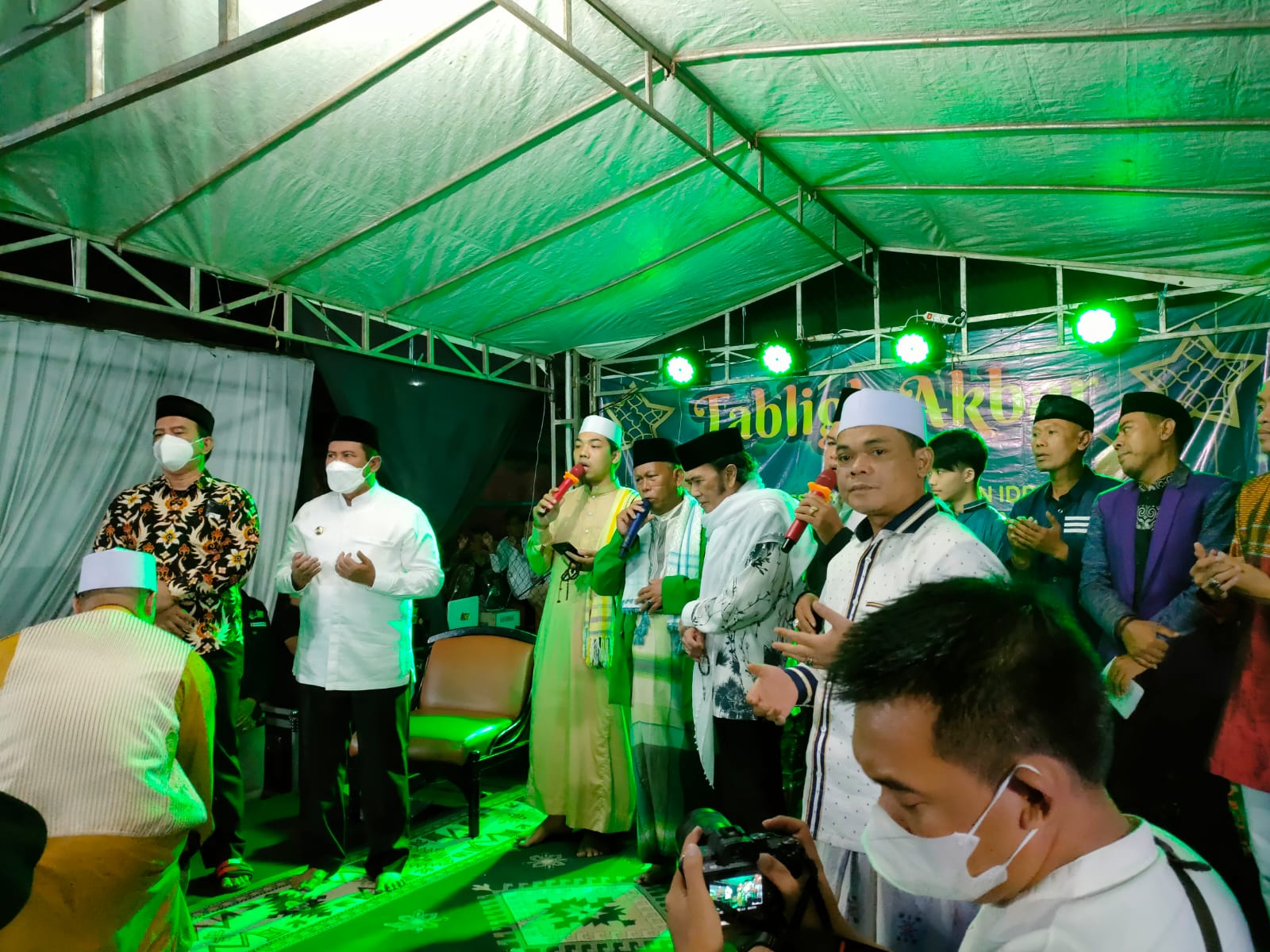 Rhoma Irama dan Plt Bupati Bekasi Hadiri Tabligh Akbar Paguyuban SSYH