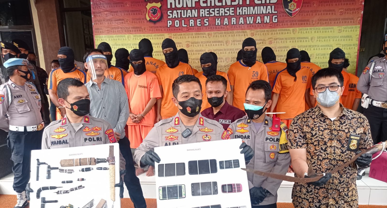 Yang Kehilangan Kendaraan Cek di Mapolres Karawang, Ada Barang Bukti 47 Motor dan 5 Mobil Hasil Kejahatan