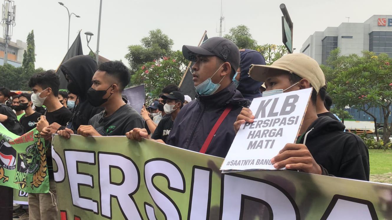 Tolak Perubahan Nama Klub, Suppoter Persipasi Demo Kantor Askot Bekasi