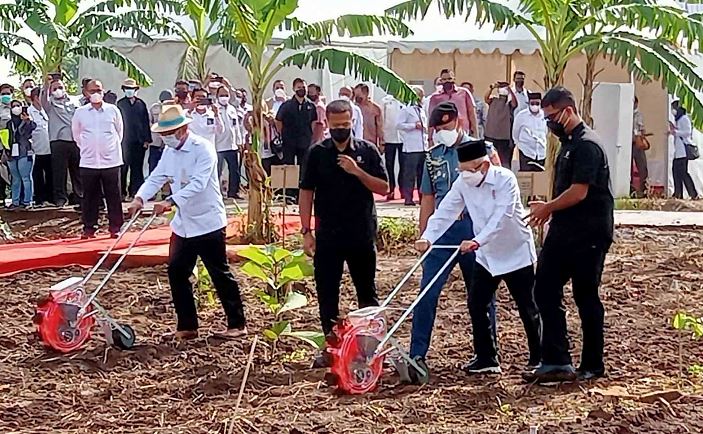 Wapres Tingkatkan Ketahanan Pangan : Luncurkan Lapak Abah-Ojek Desa dan Santri Digital Preneur