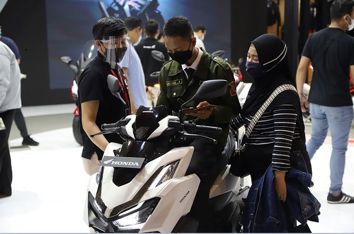 Honda Vario 160 Jadi Primadona : Dalam Gelaran Indonesia International Motor Show 2022