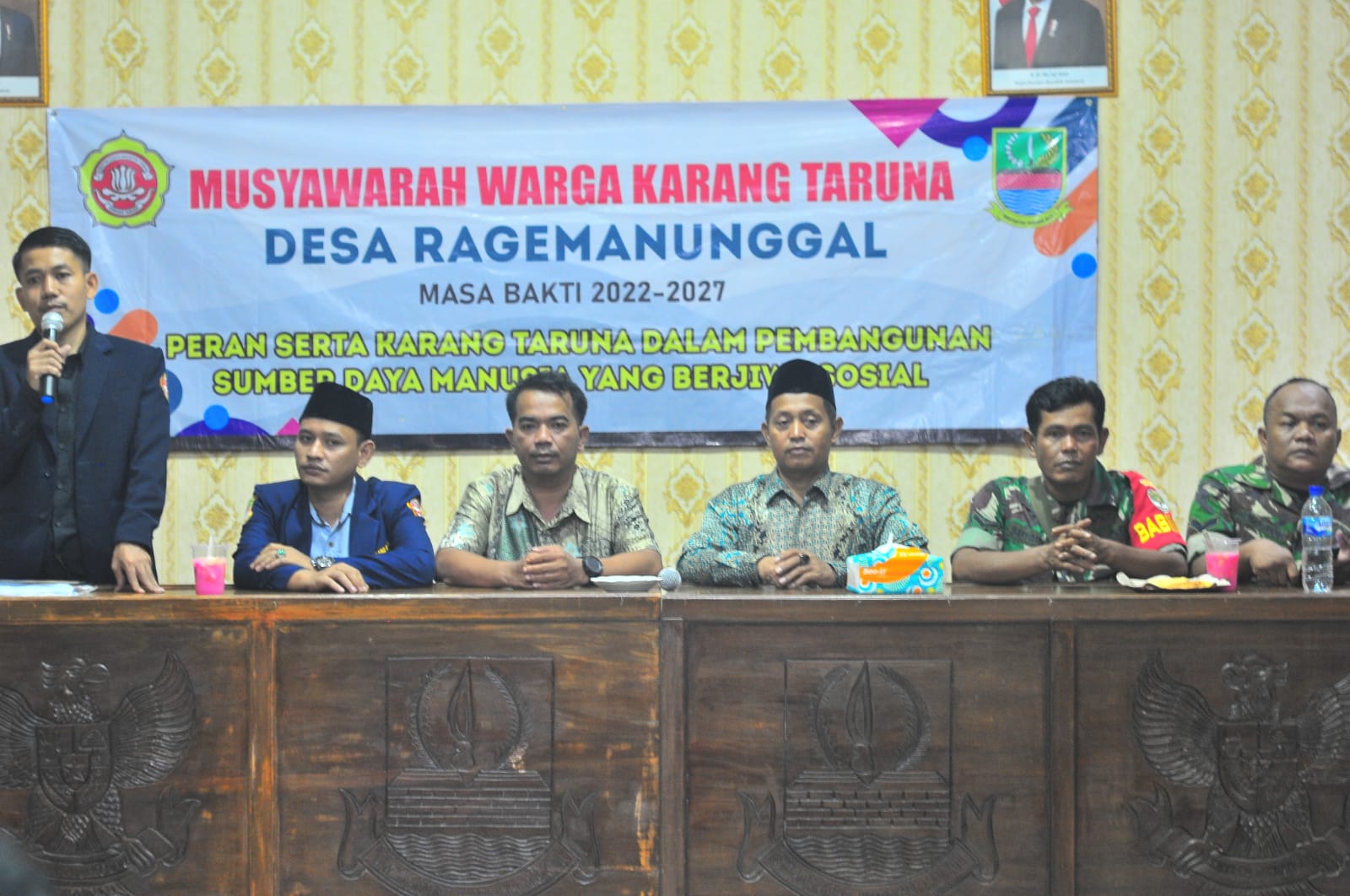 Ketua Karang Taruna Terpilih Ragemanunggal Diminta Tuangkan Ide Inovatif untuk Membangun Desa